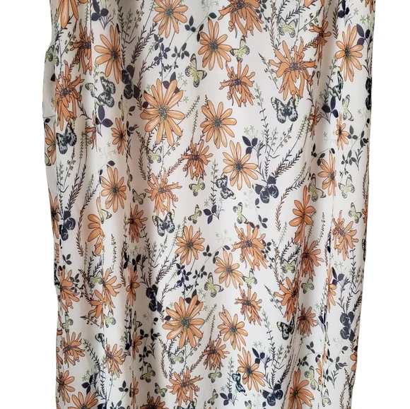 Max Studio Floral Ruffled Dress Size XS Maxi - Picture 5 of 12